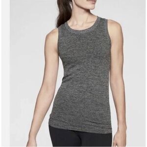ATHLETA Women’s Gray Space Dye Sleeveless Renew Tank Top Size Large Style # 9200